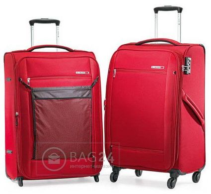 Большой качественный чемодан красного цвета CARLTON 072J478;73, Красный