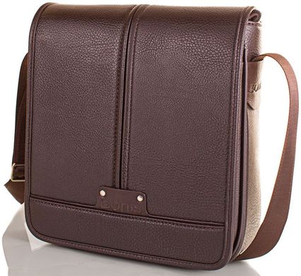Стильна чоловіча сумка коричневого кольору BONIS SHIM8098-brown, Коричневий