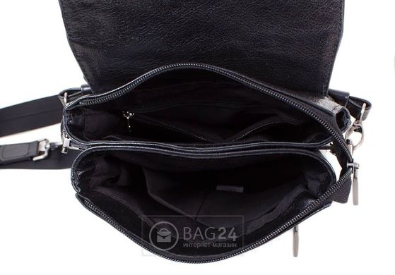 Ексклюзивна чоловіча шкіряна сумка MIS MISS4130, Чорний