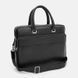 Мужская кожаная сумка Borsa Leather K18820-1bl-black