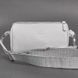 Натуральная кожаная сумка поясная-кроссбоди Cylinder белая флотар Blanknote TW-Cilindr-white-flo