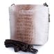 Жіноча шкіряна міні-сумка DESISAN (ДЕСІСАН) SHI1484-611-12KRLak Бежевий