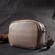 Идеальная женская сумка из натуральной мягкой кожи Vintage 22318 Бежевая