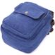 Зручна невелика чоловіча сумка із щільного текстилю Vintage 22221 Синій