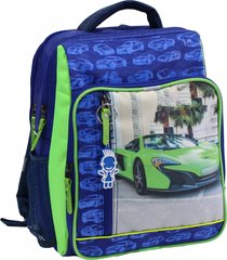 Шкільний рюкзак Bagland Школяр 8 л. Електрик (зелена машина 20) (00112702) 58861238