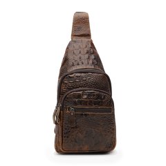 Чоловічий шкіряний рюкзак Keizer K13611br-brown