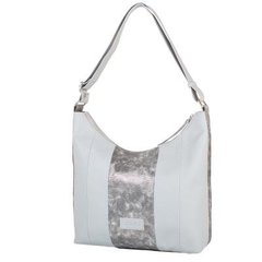 Женская сумка из качественного кожезаменителя LASKARA (ЛАСКАРА) LK-10249-silver-snake Серый
