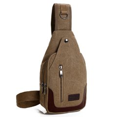Рюкзак на одну шлейку коричневий Confident AT06-T-0658C Коричневий