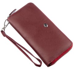 Универсальный клатч-кошелек для женщин ST Leather 18935 Темно-красный