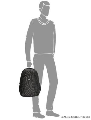 Рюкзак для ноутбука Enrico Benetti Eb62011 001 Чорний, Чорний