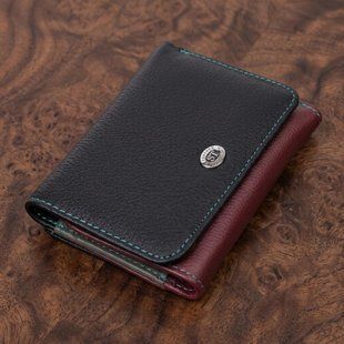 Зручний гаманець для дівчат із натуральної шкіри ST Leather 22497 Різнокольоровий