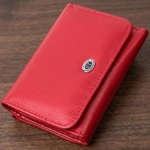 Жіночий гаманець горизонтального формату ST Leather 22721 Червоний