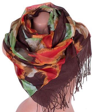 Красивый женский шарф. ETERNO ES0206-15-2, Коричневый