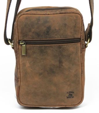 Вінтажна сумка з натуральної шкіри Always Wild LB05H коричневий