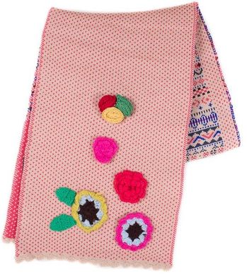 Двосторонній вовняний шарф для жінок ETERNO W0202, Рожевий