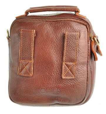 Многофункциональная кожаная сумка коричневого цвета 12751, Коричневый