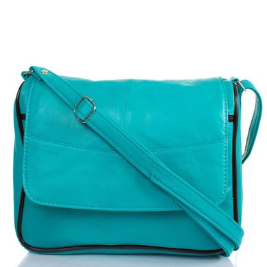 Женская кожаная сумка-почтальонка TUNONA (ТУНОНА) SK2416-14 Зеленый