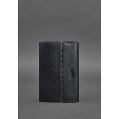 Натуральный кожаный блокнот софт-бук 7.0 темно-синий Blanknote BN-SB-7-navy-blue