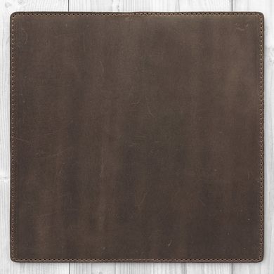 Коричневый кожаный бумажник с натуральной матовой кожи