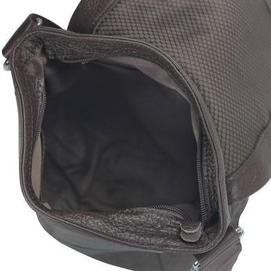 Кожаная мужская сумка через плечо Tiding Bag M38-9117-2B Коричневый