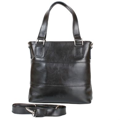 Жіноча шкіряна сумка LASKARA (Ласкарєв) LK-DD215-black Чорний