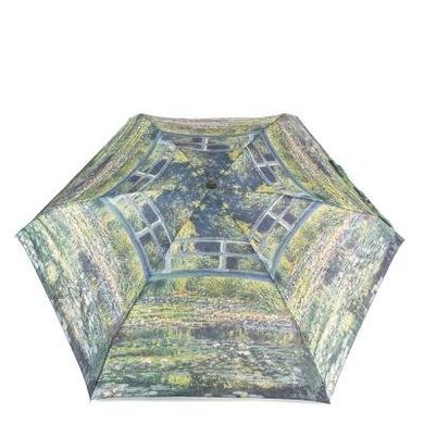 Зонт женский механический компактный облегченный FULTON (ФУЛТОН), коллекция The National Gallery FULL794-WaterLilyPond Зеленый