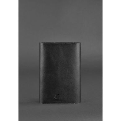 Натуральный кожаный блокнот (Софт-бук) 5.0 темно-синий Blanknote BN-SB-5