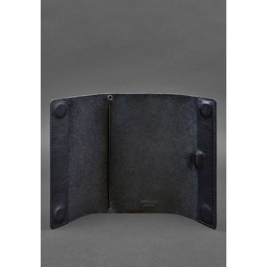 Натуральный кожаный блокнот софт-бук 7.0 темно-синий Blanknote BN-SB-7-navy-blue