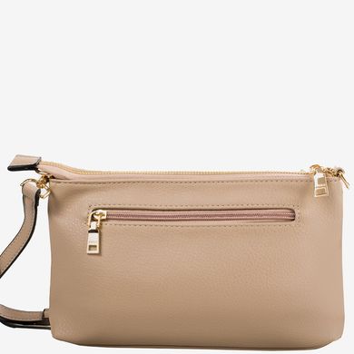 Женская сумка-клатч из качественного кожезаменителя AMELIE GALANTI (АМЕЛИ ГАЛАНТИ) A991457-beige Бежевый