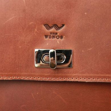 Жіноча шкіряна сумка Classic світло-коричнева вінтажна Blanknote TW-Classic-kon-crz