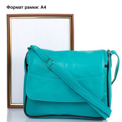 Жіноча шкіряна сумка-почтальонка TUNONA (ТУНОНА) SK2416-14 Зелений