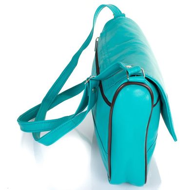 Женская кожаная сумка-почтальонка TUNONA (ТУНОНА) SK2416-14 Зеленый