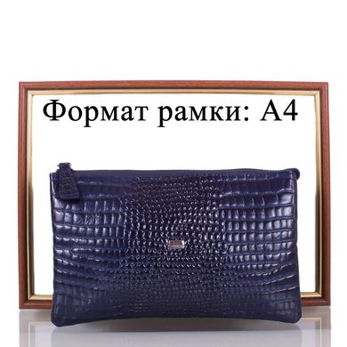 Женский кожаный клатч DESISAN (ДЕСИСАН) SHI0070-634 Синий