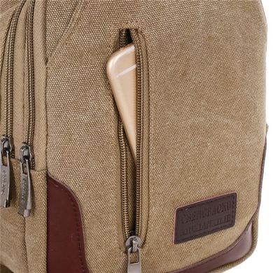 Рюкзак на одну шлейку коричневий Confident AT06-T-0658C Коричневий