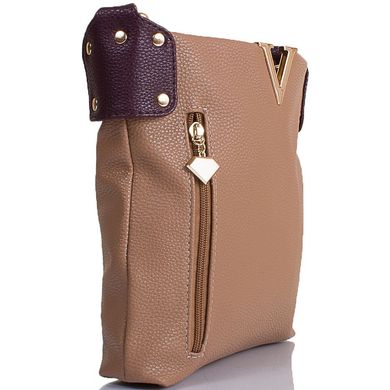 Жіноча міні-сумка з якісного шкірозамінника ETERNO (Етерн) ETMS35302-12-1 Бежевий