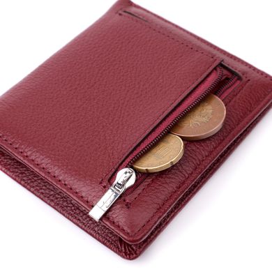Маленький жіночий гаманець із натуральної шкіри ST Leather 19467 Бордовий