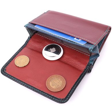Зручний гаманець для дівчат із натуральної шкіри ST Leather 22497 Різнокольоровий