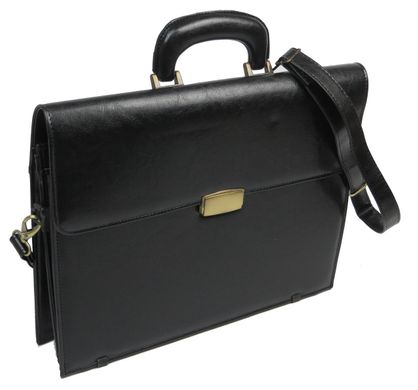 Деловой портфель из эко кожи JPB, TE-392 черный