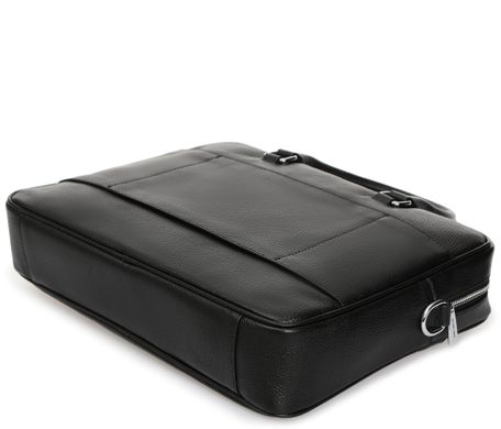 Классическая мужская сумка для документов черная Royal Bag RB-015A Черный