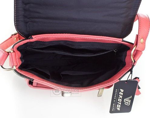 Превосходная кожаная сумка для прекрасных дам PEKOTOF Pek47-13-9, Розовый