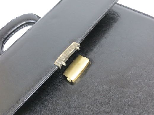 Діловий портфель з еко шкіри JPB, TE-392 чорний