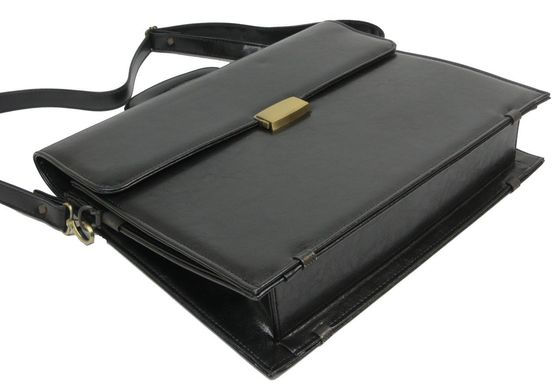 Діловий портфель з еко шкіри JPB, TE-392 чорний