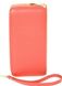 Надежный женский кошелек-барсетка из натуральной кожи De Loris 10150, Красный