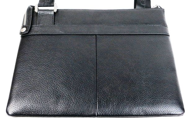 Мужская кожаная сумка для документов А4 Giorgio Ferretti черная