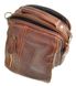 Багатофункціональна шкіряна сумка коричневого кольору 12751, Коричневий