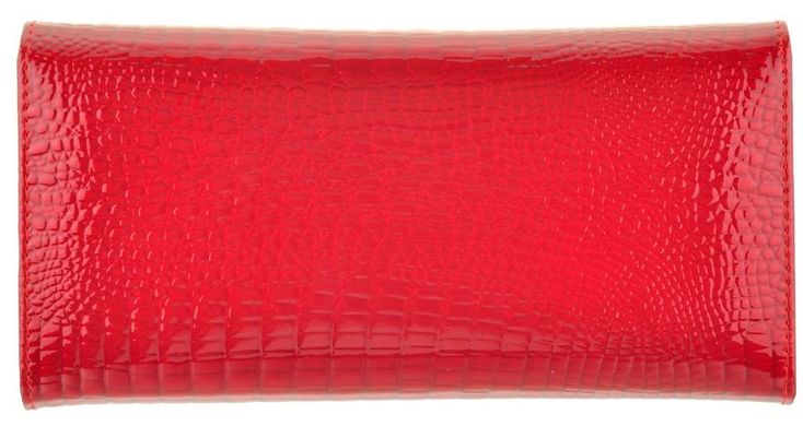 Добротный кожаный женский кошелек красного цвета BETH CAT 13701