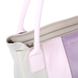 Жіноча шкіряна сумка LASKARA (Ласкара) LK-DS270-grey-pink-purple Сірий