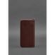Натуральное кожаное женское портмоне на молнии 6.1 Бордовое Blanknote BN-PM-6-1-vin