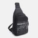 Мужской рюкзак через плечо Monsen C17036bl-black из текстиля с карманами и регулируемым ремнем