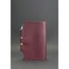 Натуральная кожаный блокнот (Софт-бук) 4.0 Виноград - бордовый Blanknote BN-SB-4-st-vin